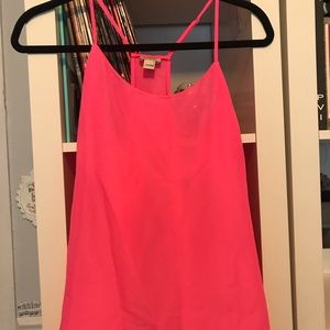 J. CREW silk neon cami
